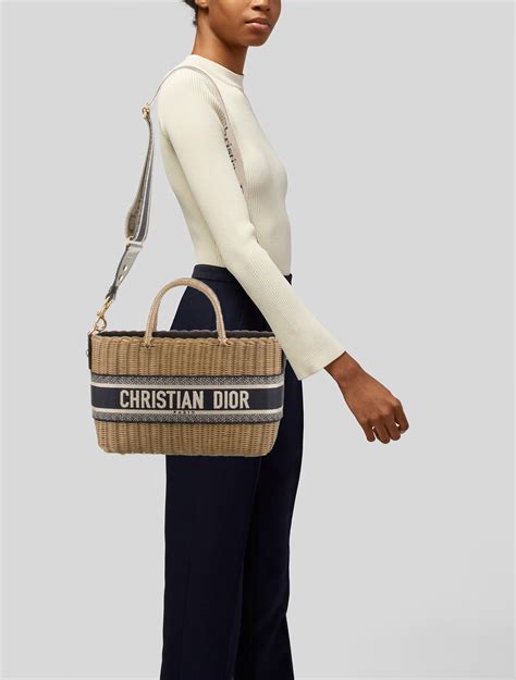 christian dior wicker basket bag|lady Dior handbags.